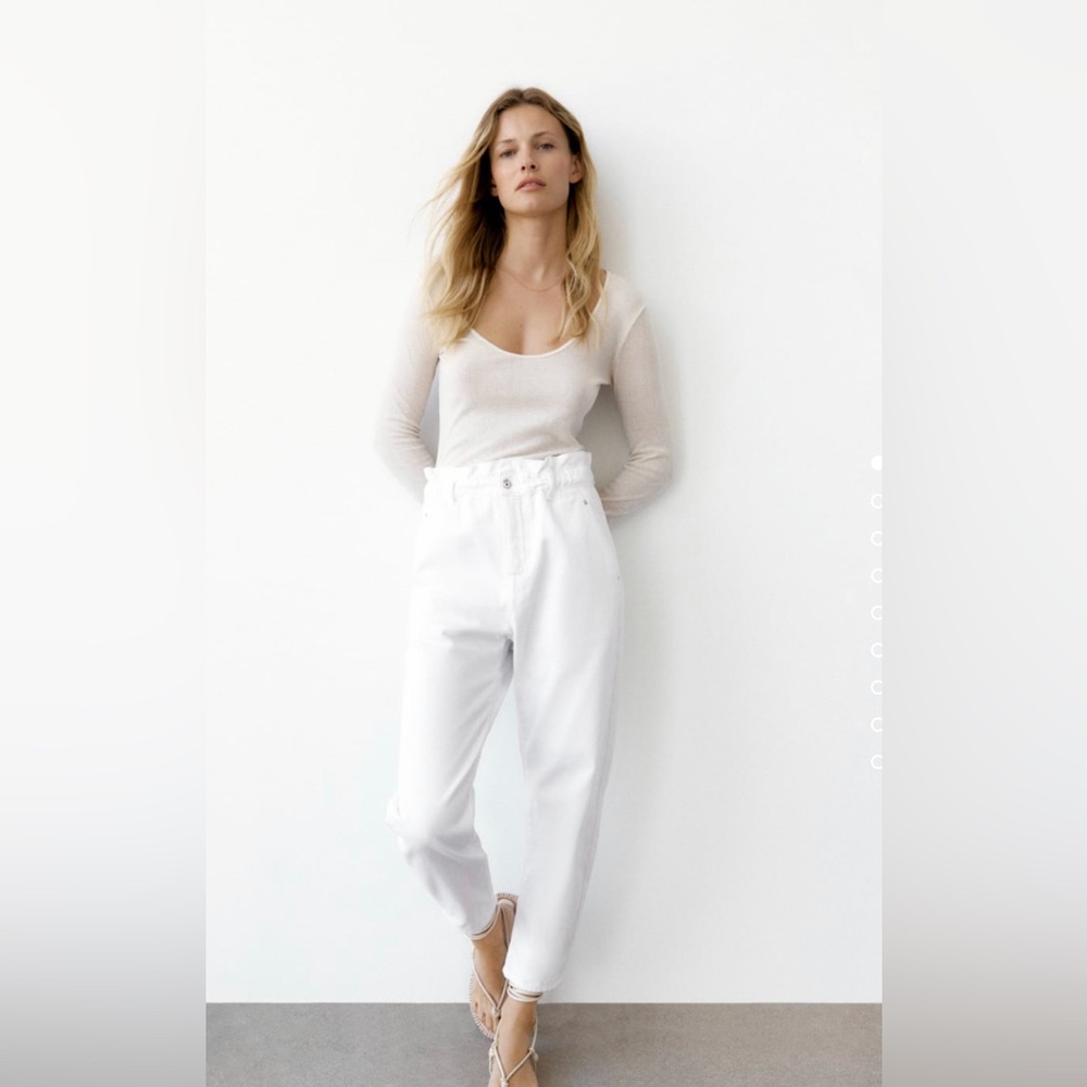 Zara Baggy Paperbag Pant